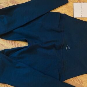 Beyond Yoga Navy Blue High-Waist Leggings